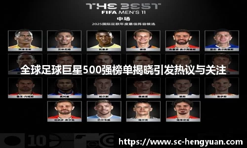 全球足球巨星500强榜单揭晓引发热议与关注